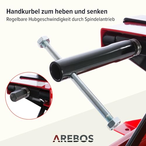 Motorradheber Arebos Hebebühne für Motorräder bis 500 kg