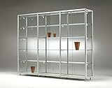 Die Showvitrine mit Schloss ist ideal für die Ausstellungen in Verkaufsräumen, in Showräumen, für Sammlungen, für Waren-Präsentationen, Messe-Ausstellungen