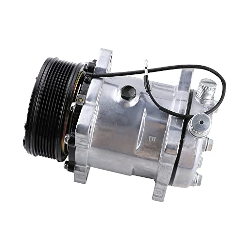 ACTECmax Universal A/C Compressor with Black PV7 Clutch SD 508 Style 5H14 R134A Serpentine Belt by ACTECMAX - Used condition - Image 3