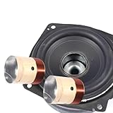 Homeponnew 2-lagiger runder Kupferdraht Basslautsprecher Schwingspule Reparaturteil, 25,5-75,5mm ID, 8Ω Nennimpedanz, kompatibel mit Woofer & Lautsprechertreibern für professionelle Audiogeräte 49.5
