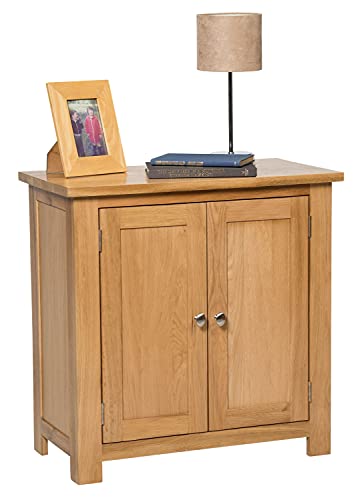 Hallowood Furniture Waverly Petit chêne Clair | Meuble de Rangement en Bois Massif pour Chaussures, WAV-CUP700 Cover