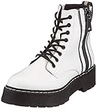 Elegant TOM TAILOR Damen 9096402 Halblange Stiefel, White, 40 EU