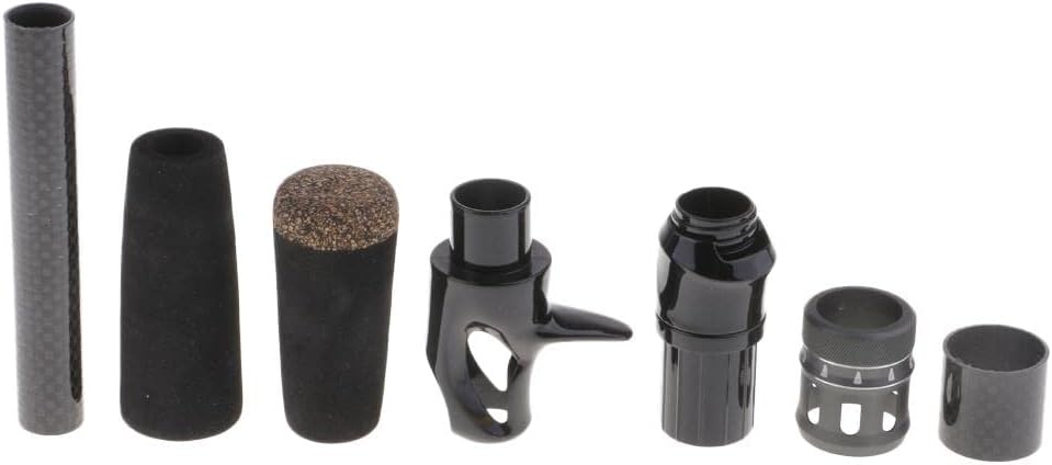 EVA Handle Grip and Reel Seat Split Kit for Fishing Rod Building - Weight and Corrosion- - Enhance Your Fishing Experience - Casting Reel Seat