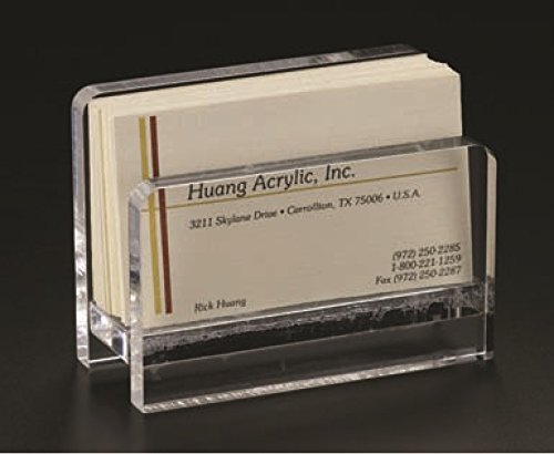 Acryl Lucite klar Business Card Stand Cover