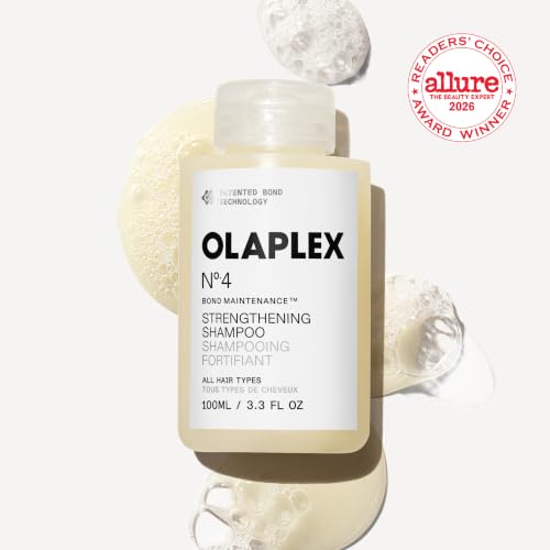 Image of Olaplex N.4 Bond Maintenance Hair Strengthening Shampoo: Repairs Damage & Defend Against Future Breakage | Replenishes Hydration | For Coily, Curly, Straight, and Wavy