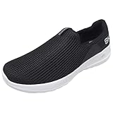 Tênis Skechers Feminino Slip On Go Walk Joy Preto/branco 896365br-bkw-34
