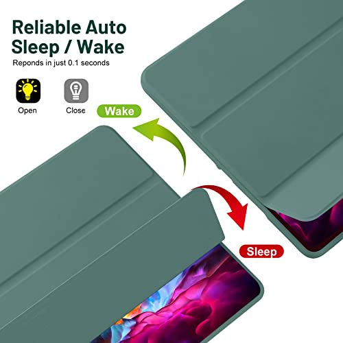 Case Cover Compatible with iPad 9 8 7 Generation (10.2 Inch, 2021/2020/2019), Supports Charging Pencil 2nd Gen - Image 3