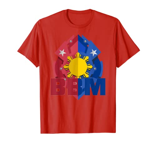 BBM Filippine Shield Bandiera Filippino Pinoy 2022 Maglietta