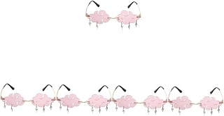 Copos 5 Pares De Óculos De Sol Femininos Com Nuvens Vestidos Óculos Transparentes Para Óculos De Nuvens Óculos De Moda Para Mulheres Nuvens Óculos De Sol Sem Aro Óculos De Sol