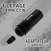 ACETECH Airsoft Tracer Einheit Bifrost MKII14mm CCW Negativgewinde M14- zu M11+ geeignet für grüne/Gel BBS, LED RGB/Leucht – Ansicht 4