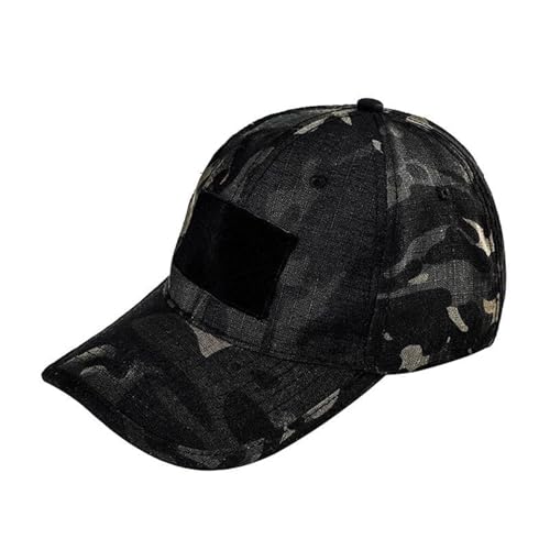 Casquette de baseball camouflage tactique homme réglable pour randonnée et airsoft