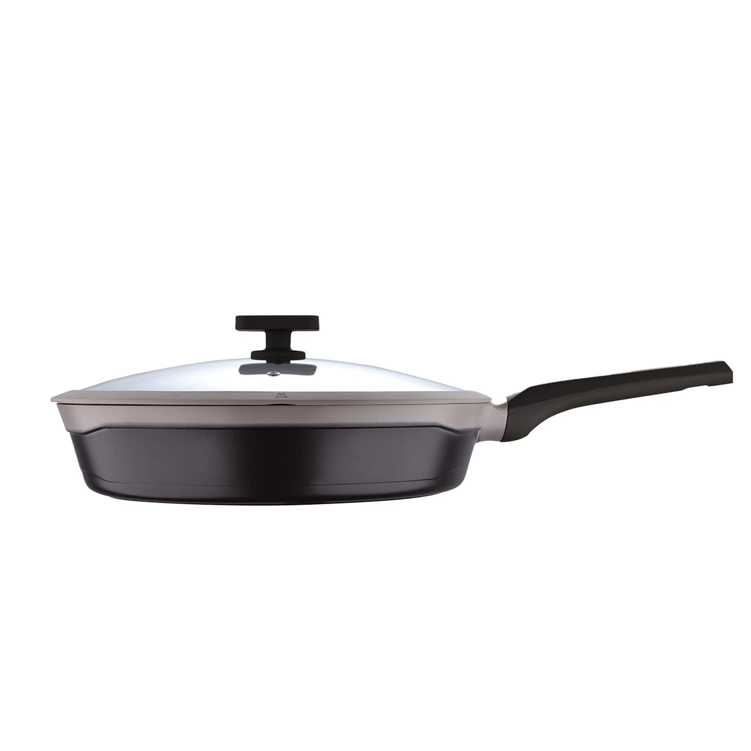 Bergner Gastro Non-Stick Frypan with Glass Lid 32cm, Induction Base & Ergonomic Soft Touch Handles, Brown (B0B5N1523H) Amazon Price History, Amazon Price Tracker