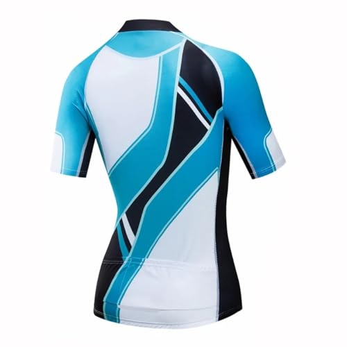 Camisetas femininas esportivas de verão secagem rápida roupas de ciclismo proteção solar mountain bi