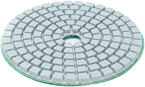 TenNuoDa Diamond Polishing Pads,10Pcs Diamond Wet Polishing Pads Set,50-3000 Grit Pads for Granite Stone Concrete Marble Floor Grinder or Polisher,4 inch Pads(500Grit)