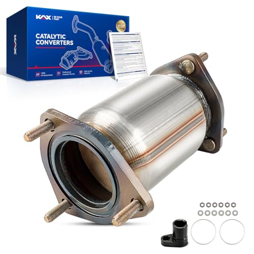 KAX Front and Rear Catalytic Converter Compatible with Aveo 1.6L 2004-2008, Aveo5 1.6L 2007-2008, Lanos 1.6L 1999-2002 - Replace# 16474, 49352, 642263 Direct-Fit, EPA Compliant