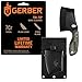 Gerber TRI-Tip, Mini Cleaver Fixed Blade Knife with Sheath, Green Handle [30-001694]