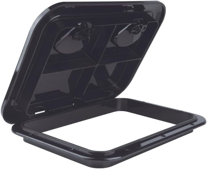 SEAFLO Marine Deck Access Hatch & Lid - (17.3" x 12.4") (Black)