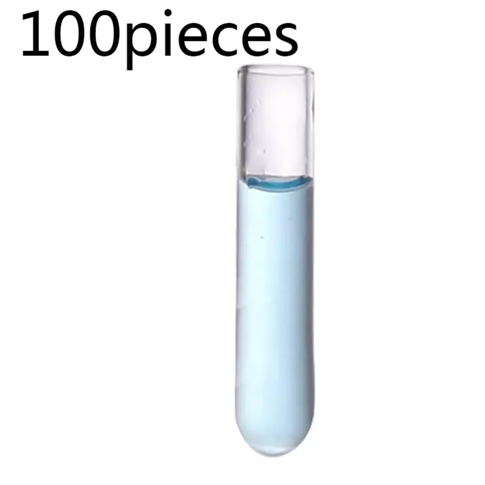 Vetreria da laboratorio 100 pezzi/confezione Duchenne Fermentation Tube 6 * 30mm High Temperature Test Tube Experiment