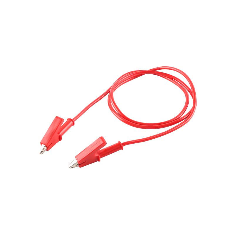 Image of Alligator Clips Wires Test Leads, Dual Ended Crocodile Wire Jumper Cables Heavy Duty Wire for Electrical Testing,1m Red 1500V 10A 2PCS