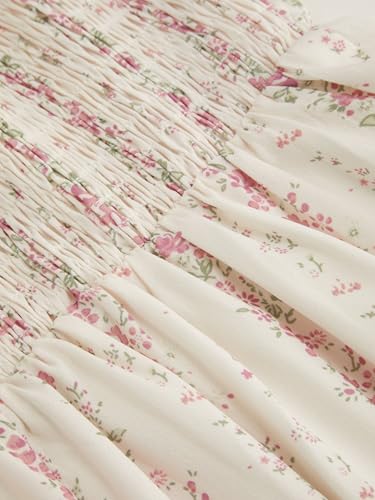 Image of CIDER Floral Dress for Women Summer Mini Sundresses Spaghetti Strap Cute Vacation Dresses Boho Casual Outfits