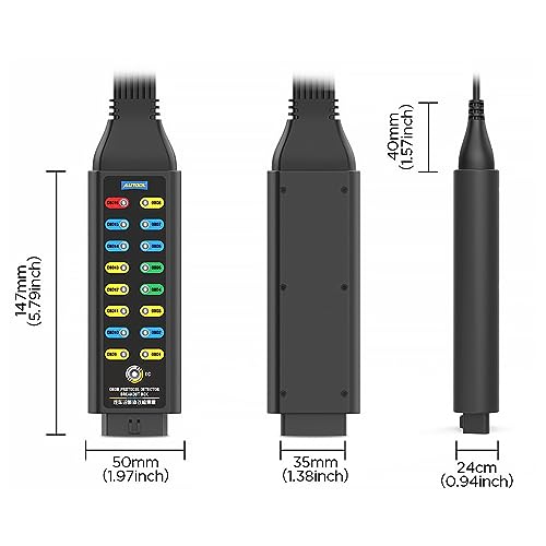 OBDII breakout box de 16 pines para reparar fallas de comunicación y protocolo CAN de coche 8