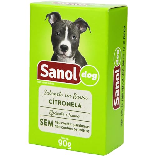 Sabonete Cão/gato Citronela 90g Sanol