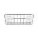 Spectrum Diversified Grid Suction Sink Organizer, Sponge & Dish Brush Holder, Dishwashing Supply Storage & Organization, Soap Holder & Dish Sponge Storage