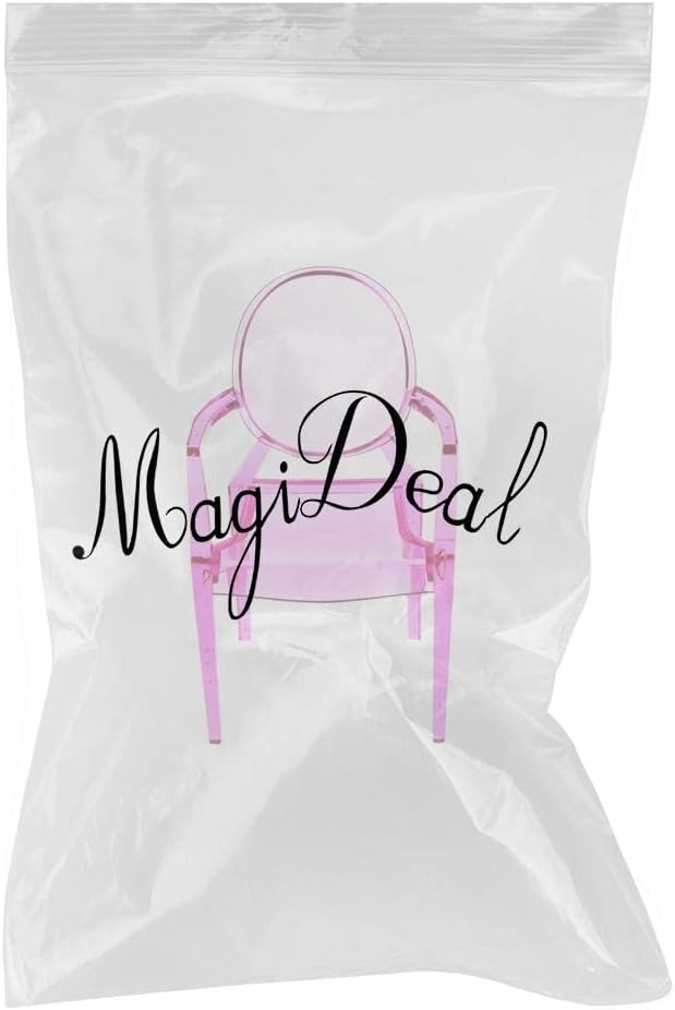 CALANDIS™ 1/6 Plastic Dining Chair Furniture for Doll Fuchsine Ghost Armchair | Structures & Furniture | Barbie Contemporary (1973-Now) | Dolls