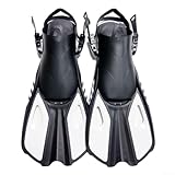 Design réglable : nos palmes de plongée avec tuba disposent d'un design réglable qui s'adapte confortablement autour de votre pied, minimisant les frottements et les frottements pendant les activités aquatiques. L'ajustement sécurisé vous permet de vous concentrer entièrement sur votre aventure sous-marine sans vous soucier que votre équipement glisse ou cause de l'inconfort.