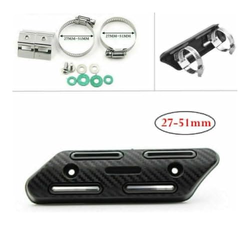 Bouclier Isolant Moto Pièce De Couverture Bouclier Thermique Tuyau Silencieux Protection D'échappement pour HUSABERG pour SHERCO SefR RMZ FC FE 300 350 CRF 250 DRZ 400 450 – vue 6