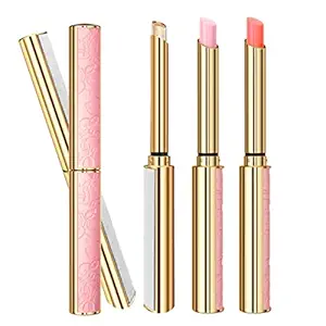 3 Pieces Color Changing Lip Balm Set, Magic Color Change Lipstick, PH Lip Balm Moisturizing Lipsticks for Women and Girls (Set A)