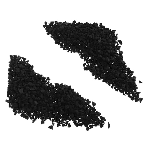 GAROZATION Granuli di Gomma Macinati per Riempimento, Sacco Materiale per Manto Erboso Resistente Intemperie, per Campi da Calcio e Zone Ricreative