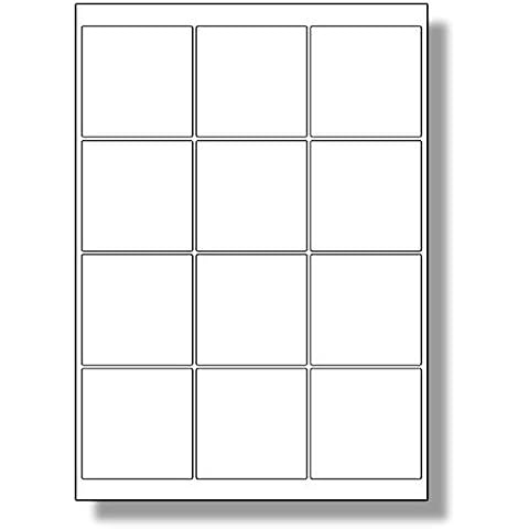 Label Planet A4 Sticky Square Labels Cover