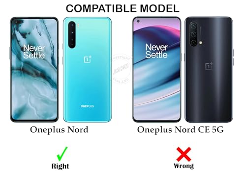 Image of Jkobi Lifetime Anti-Yellow MagSafe Compatible Clear Back Cover Case for Oneplus Nord 5G (Sleek Hard Crystal | Shockproof and Camera Protection)