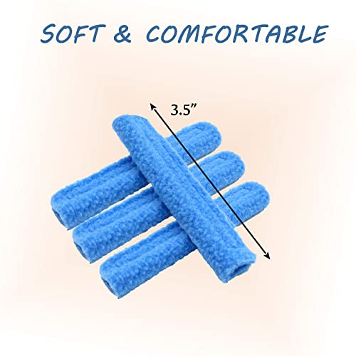 4 Pack Nasal Cannula Ear Cushions Oxygen Cannula Face Soft Cover For Oxygen Users To Help Relieve Ear Pain And Prevent Cheek Indentation Discomfort(Blue) #TOP3