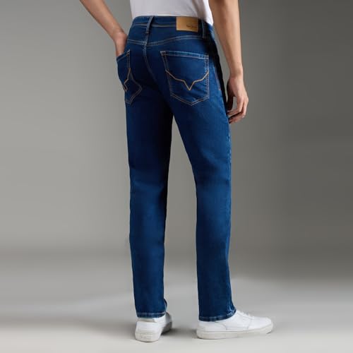 Image of Pepe Jeans Men's Jeans | Straight Fit | Mid Rise | Stretchable