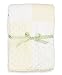 Spasilk Baby-Boys Newborn Minky Raised Dot Blanket with Satin Trim, Yellow, 30 Inchx40 Inch