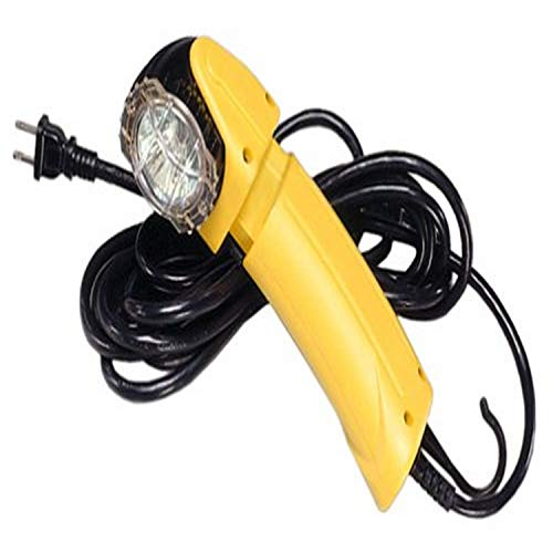 Alert Stamping HR-15 20 Watt Halogen Work Lamp, 120 Volt AC, Yellow