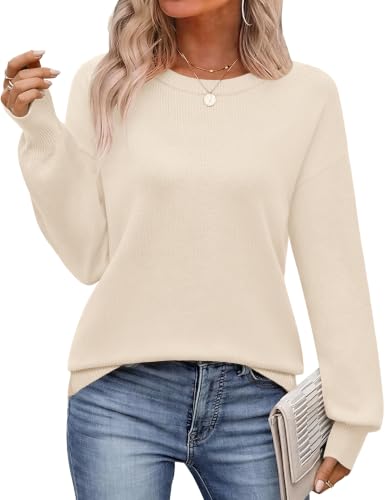 Image of ZEAGOO Jumper for Women Casual Sweaters Ladies Knit Jumper Long Sleeve Tops