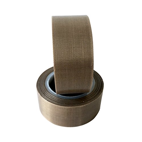 Image of PTFE Fabric Tape | PTFE Vacuum Machine Sealing Tape with Adhesive Made by Saint Gobain SG25 03 Pack of 2