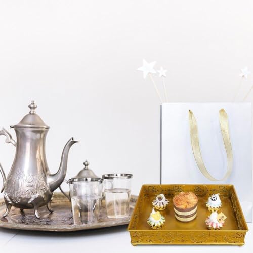 Bandejas Ramadán Moon de diseño elegante para servir y almacenar alimentos en fiestas de Eid Mubarak 6