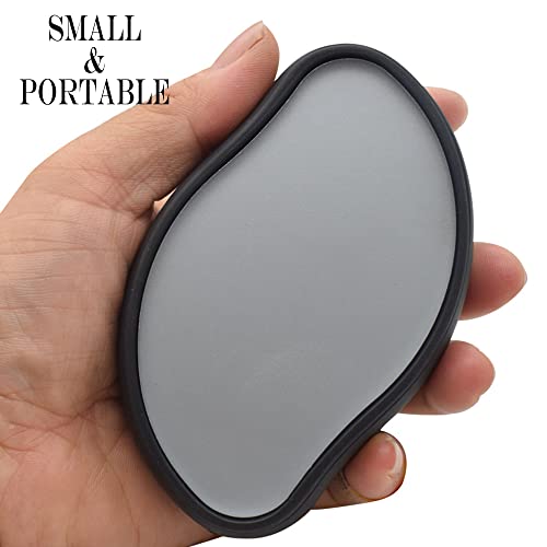 Crystal Hair Eraser, Painless Exfoliation Crystal Hair Removal Tool, Painless Exfoliating Crystal Epilator for Men and Women Arms, Legs, Reusable Quick Hair Removal Tool (Black) - Thumbnail 6