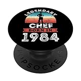 Photo Gallery chef leggendario nato nel 1984 40° compleanno cook baker uomo popsockets popgrip intercambiabile Photo Gallery chef leggendario nato nel 1984 40° compleanno cook baker uomo popsockets popgrip intercambiabile