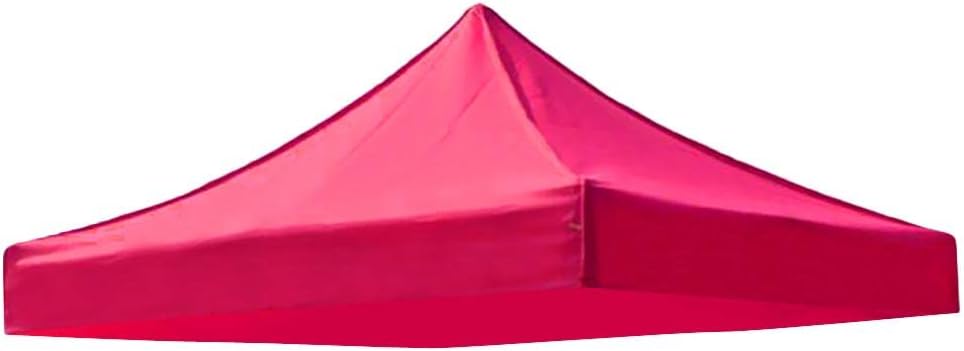 Sun Proof Garden Gazebo Canopy ¨C Replacement Tent Top Cover forion ¨C Portable Weight Design ¨C for Camping & Outdoor Activities ¨C 9.54 x 9.54 Feet - Rose Red