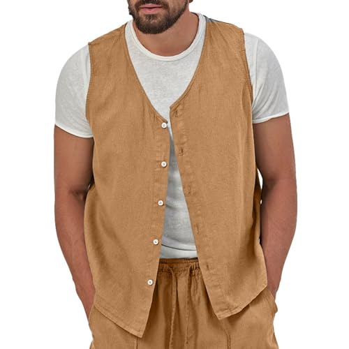 Ensemble 2 pièces en lin homme pour mariage et plage - 6