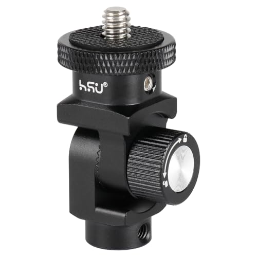 HSU �A���~���J�����z���_�[ 180°�p�x�����\ 1/4 �J�����O�r�A�_�v�^�[ Insta360 /Fusion Session/DJI Osmo/AKASO/XiaoYi/Sony�ق� �A�N�V�����J�����p �A�N�Z�T���[