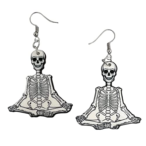 Halloween Earrings for Women - Spooky Halloween Jewelry - Middle Finger Earrings - Poison Jewelry