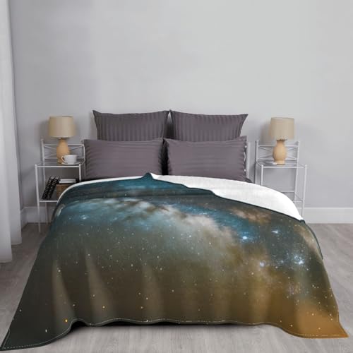 Couverture micro polaire anti-froid univers abstrait pour canapé - 5