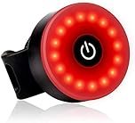 Daffodil LEC500 Luce Posteriore per Bicicletta a LED Fanale Posteriore USB-C Ricaricabile, Ultraluminosa Luce per Bicicletta con 5 modalità Fanale Posteriore Bici per Ciclismo Impermeabile IPX5
