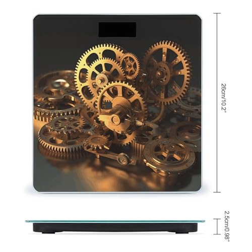 Báscula digital para baño Cool Gears de vidrio templado miniatura 2